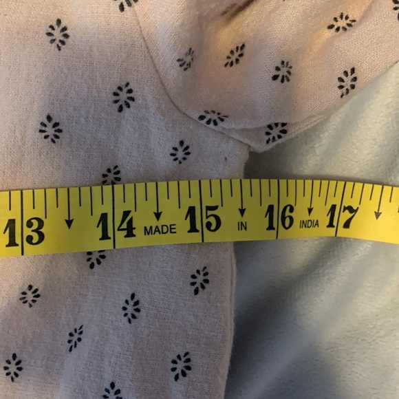 ANTHROPOLOGIE ENGLISH FACTORY FRONT KNOT BUTTON MIDI DRESS SMALL TAN FLANNEL - Picture 8 of 12